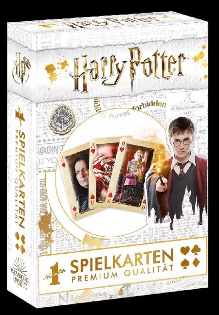 Cover: 4035576030645 | Number 1, Harry Potter, weiß neu (Spielkarten) | Spiel | In Spielebox