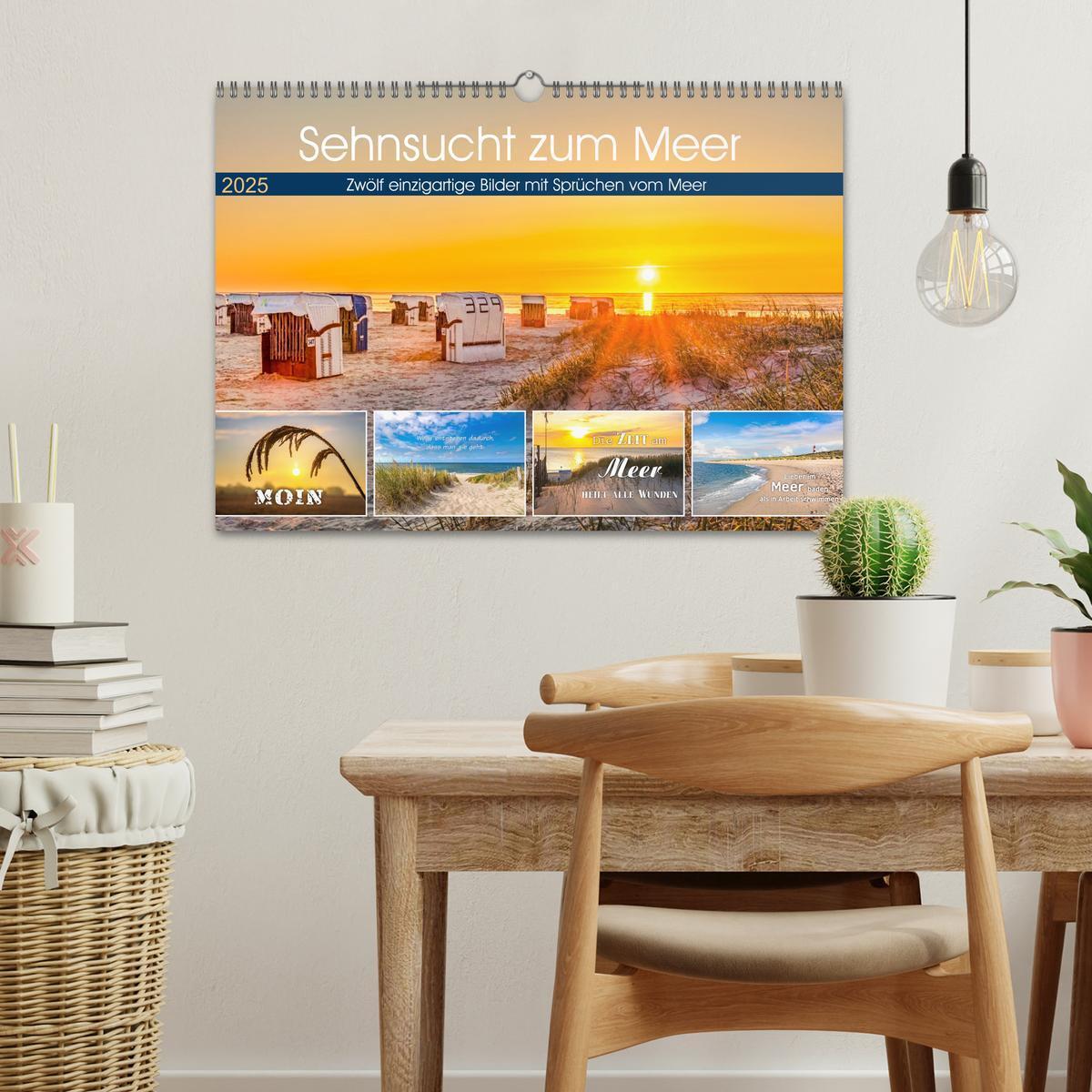 Bild: 9783435053421 | Sehnsucht zum Meer (Wandkalender 2025 DIN A3 quer), CALVENDO...