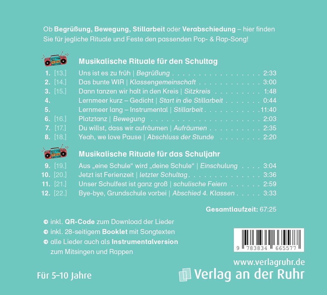 Bild: 9783834665577 | Moderne Pop- und Rap-Lieder für die Grundschule | Raus (u. a.) | CD