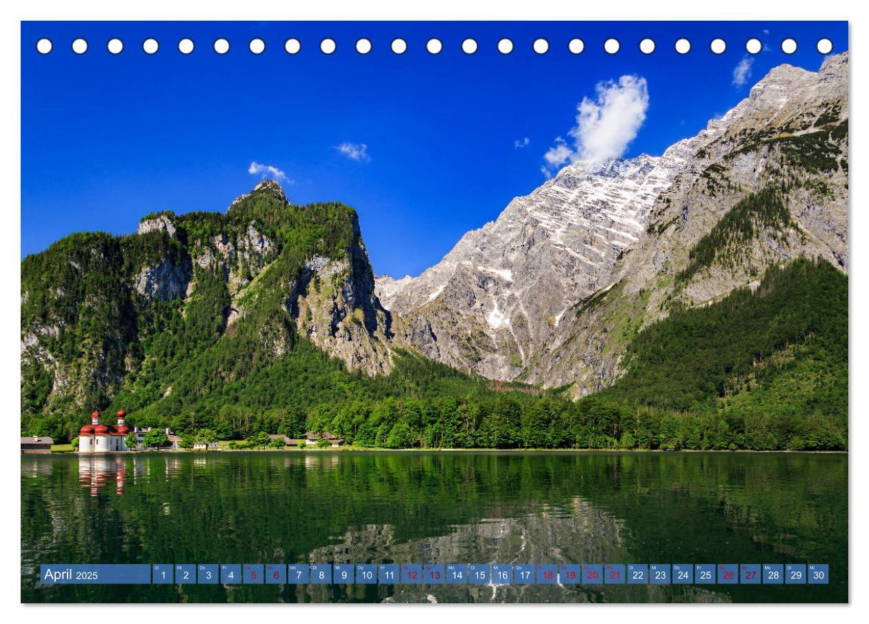 Bild: 9783435451272 | Unterwegs im Berchtesgadener Land 2025 (Tischkalender 2025 DIN A5...