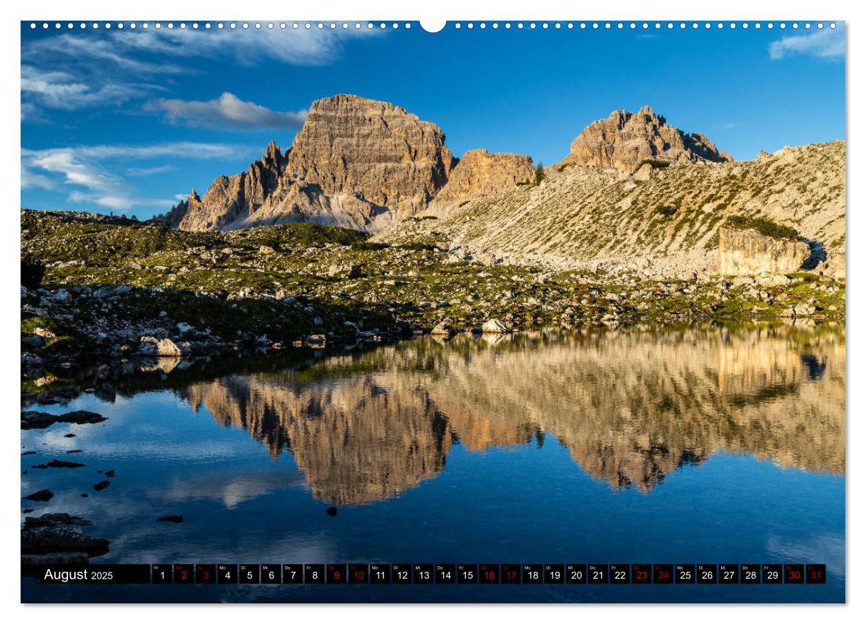 Bild: 9783435292578 | Bergseen in den Dolomiten (Wandkalender 2025 DIN A2 quer), CALVENDO...