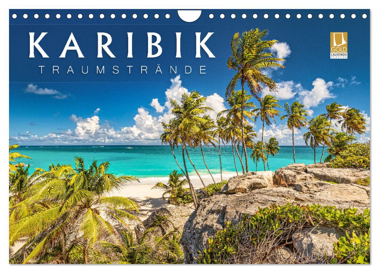 Cover: 9783435097432 | Karibik - Traumstrände (Wandkalender 2025 DIN A4 quer), CALVENDO...