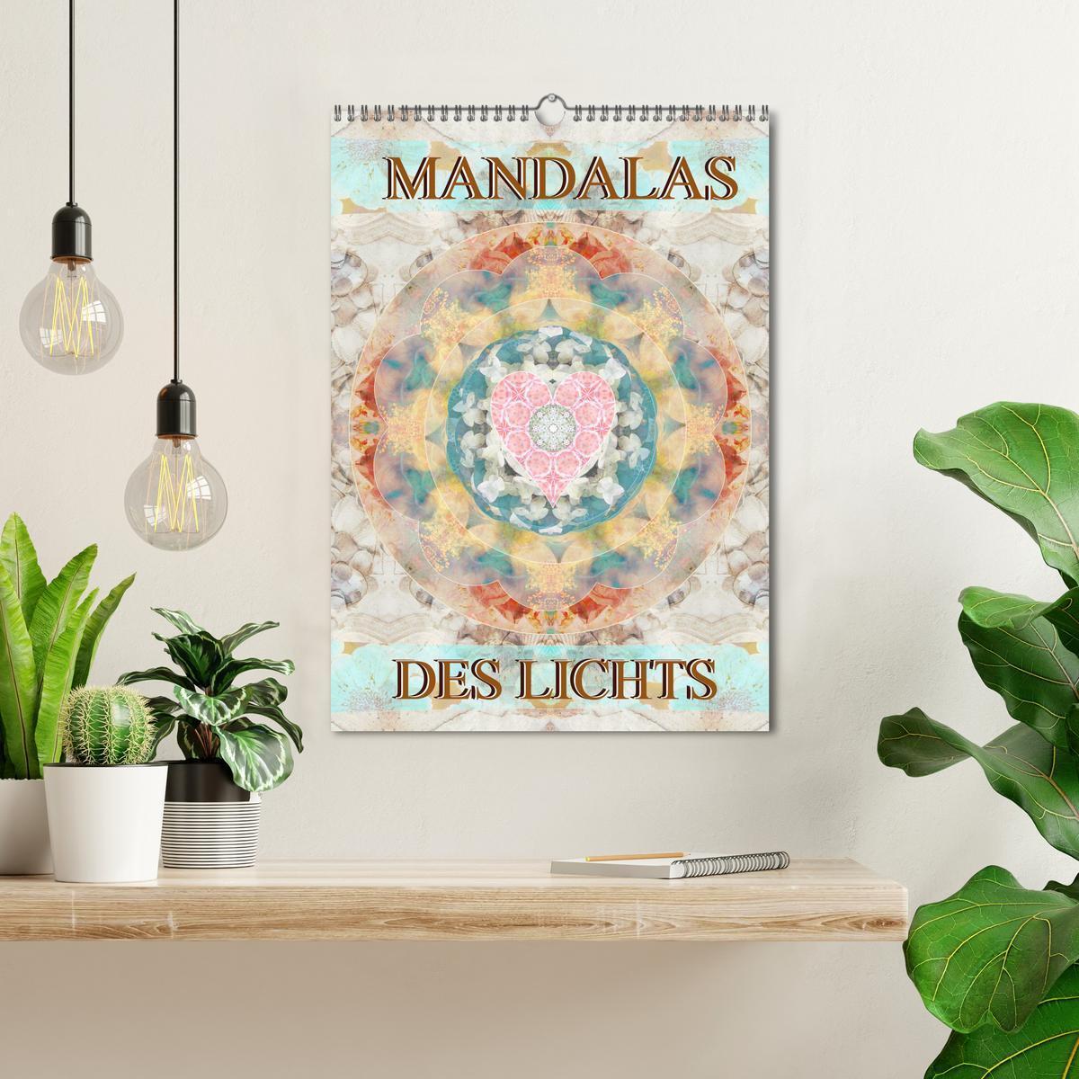 Bild: 9783457041529 | MANDALAS DES LICHTS (Wandkalender 2025 DIN A3 hoch), CALVENDO...