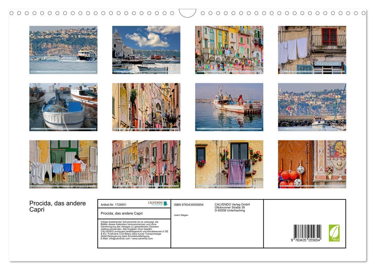 Bild: 9783435055654 | Procida, das andere Capri (Wandkalender 2025 DIN A3 quer), CALVENDO...