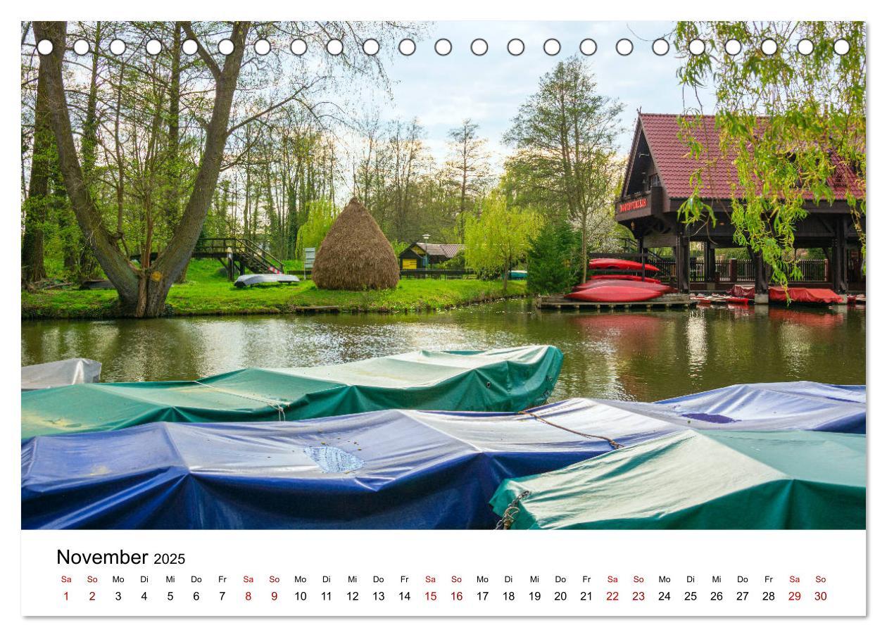 Bild: 9783435198672 | Unterwegs im Spreewald (Tischkalender 2025 DIN A5 quer), CALVENDO...