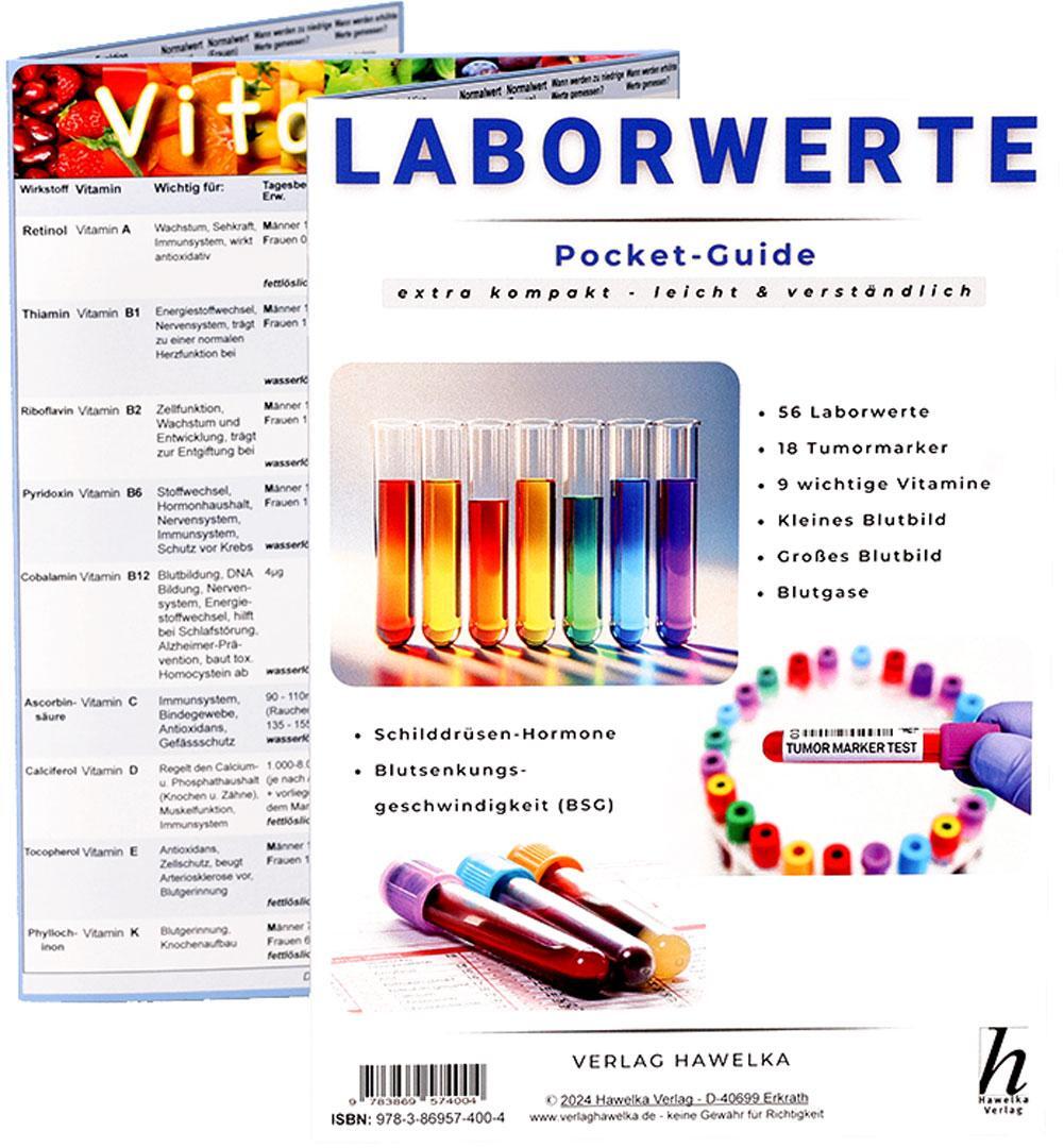 Cover: 9783869574004 | Laborwerte - extra kompakt &amp; leicht verständlich - Pocket-Guide -...