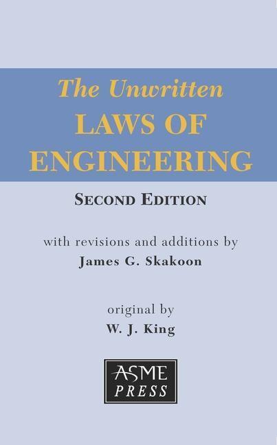 Cover: 9780791861967 | The Unwritten Laws of Engineering | James G. Skakoon | Taschenbuch