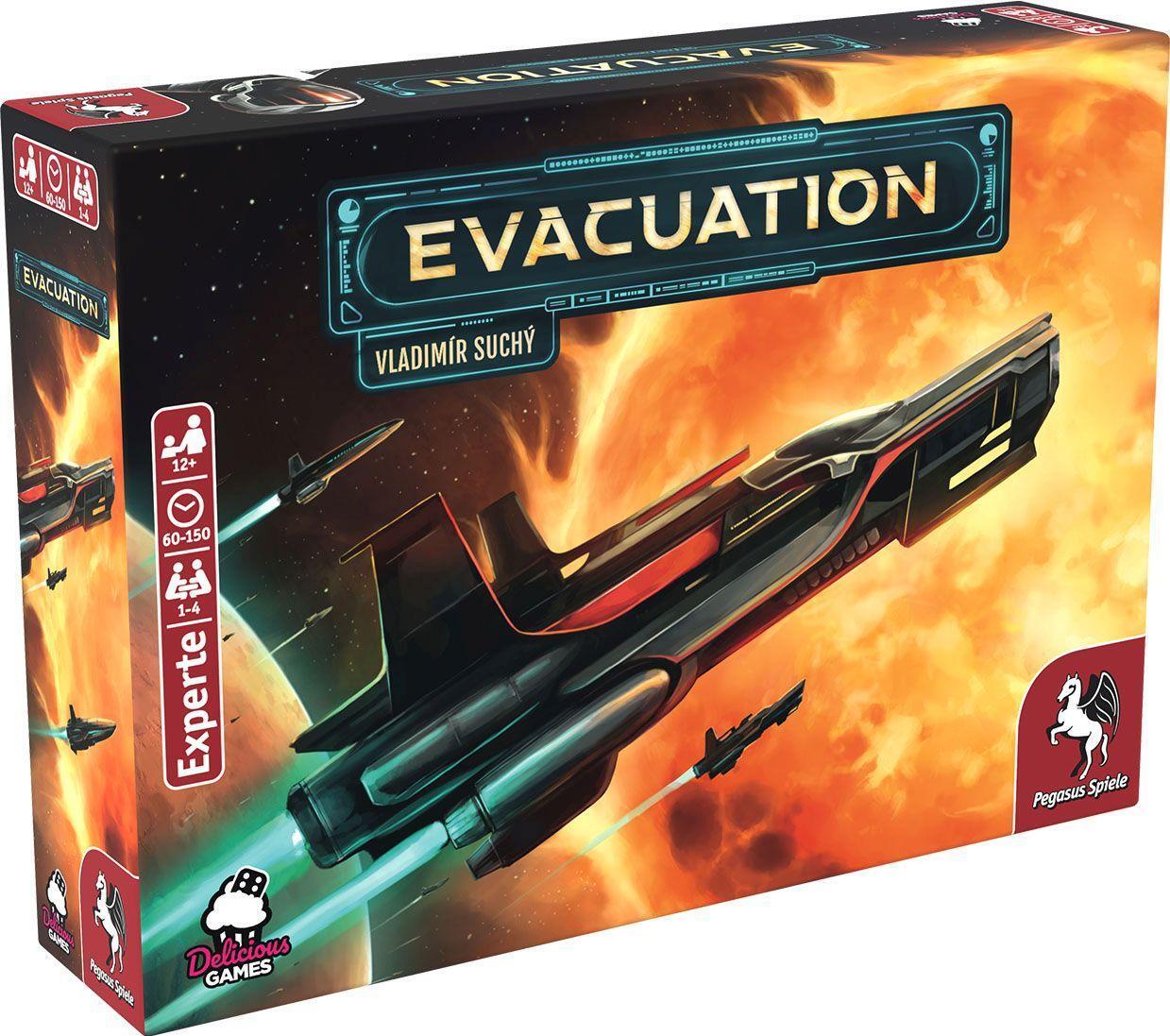 Cover: 4250231738876 | Evacuation | Spiel | 56260G | Deutsch | 2024 | Pegasus Spiele GmbH