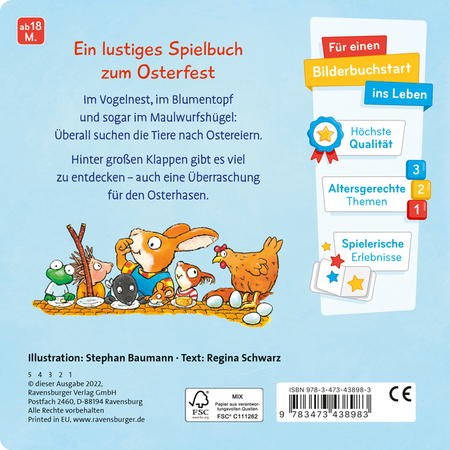 Bild: 9783473438983 | Ein Geschenk für Oskar Osterhase | Regina Schwarz | Buch | 16 S.