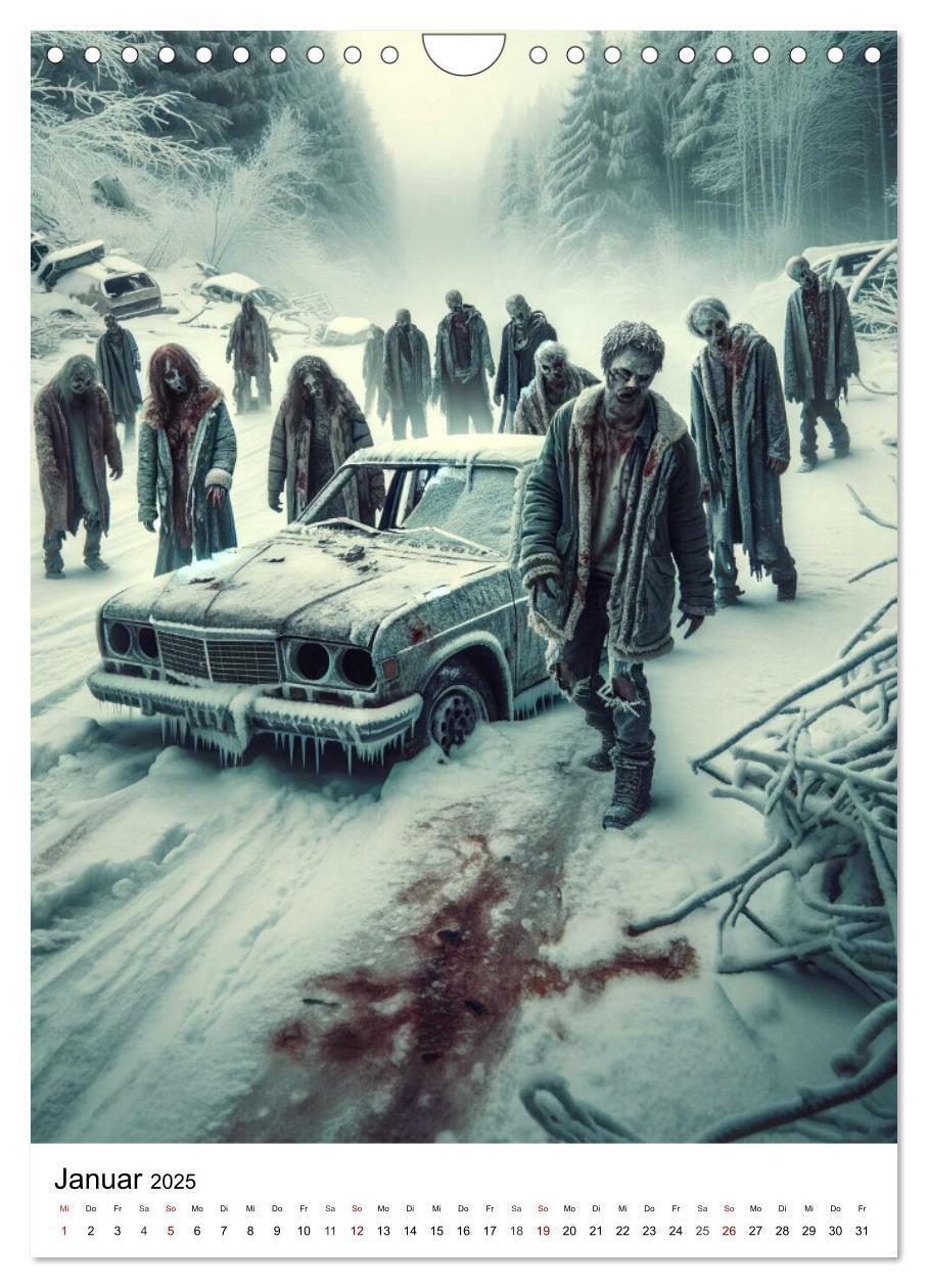 Bild: 9783383778544 | Zombies Zeitgeist - KI generierte Momente der Untoten (Wandkalender...