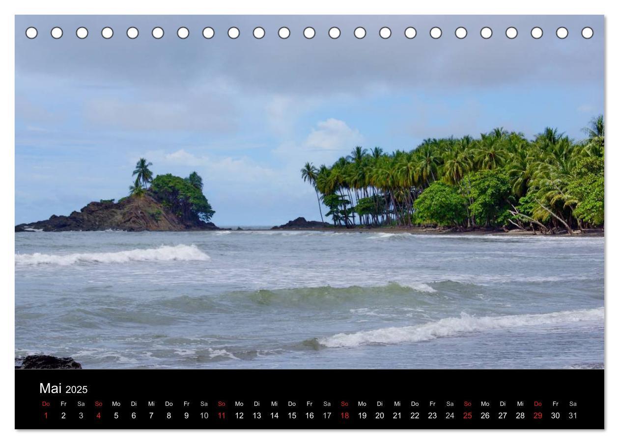 Bild: 9783435746279 | Costa Rica (Tischkalender 2025 DIN A5 quer), CALVENDO Monatskalender