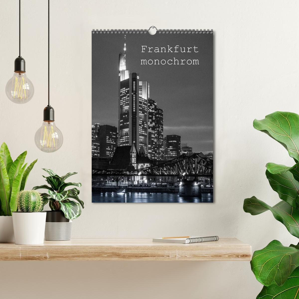 Bild: 9783457043578 | Frankfurt monochrom (Wandkalender 2025 DIN A3 hoch), CALVENDO...