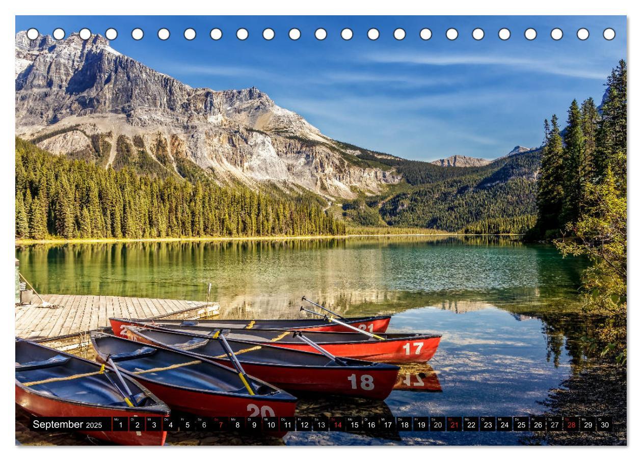 Bild: 9783435831609 | West-Kanada (Tischkalender 2025 DIN A5 quer), CALVENDO Monatskalender