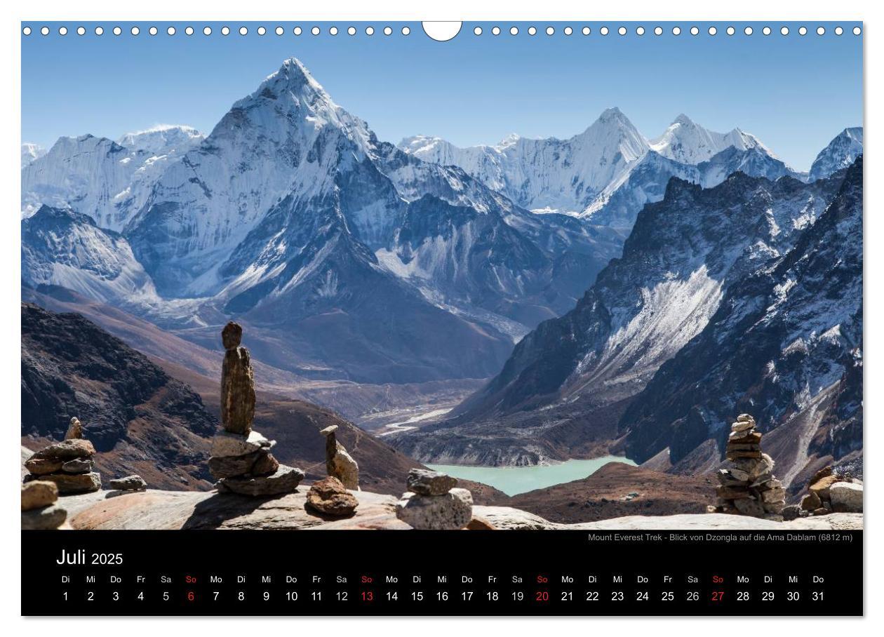 Bild: 9783435810475 | Mount Everest Trek (Wandkalender 2025 DIN A3 quer), CALVENDO...