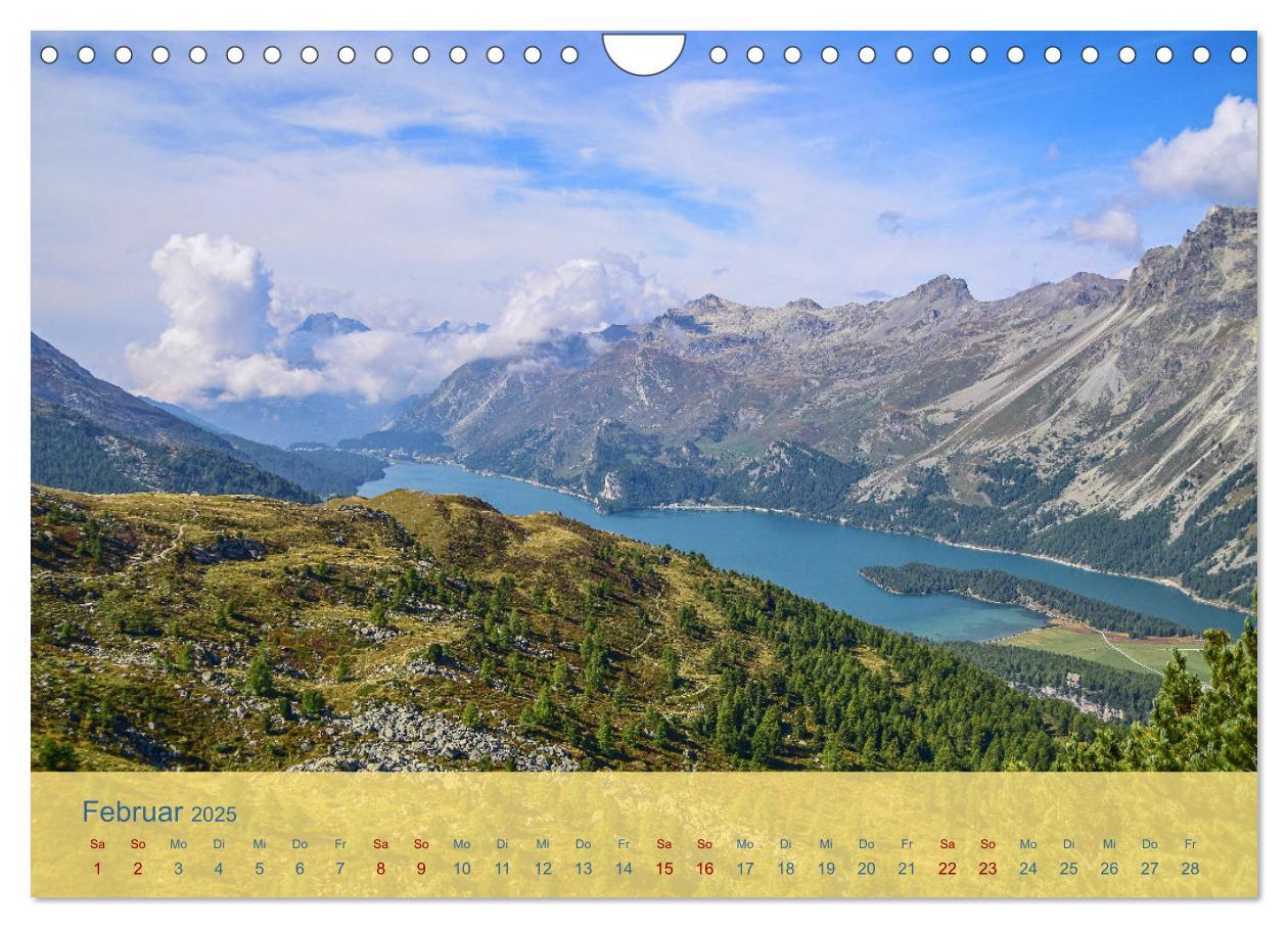 Bild: 9783435107247 | Oberengadin - Berge, Seen und Licht (Wandkalender 2025 DIN A4...