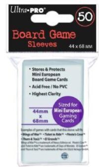 Cover: 74427826611 | Board Game Sleeves 44x68mm (50) | deutsch | Amigo | EAN 74427826611