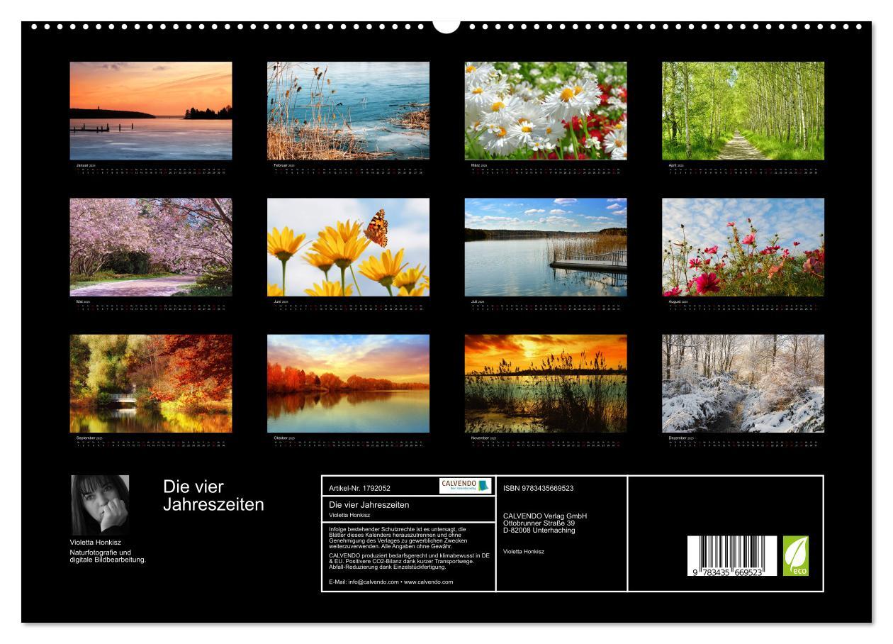 Bild: 9783435669523 | Die vier Jahreszeiten (hochwertiger Premium Wandkalender 2025 DIN...