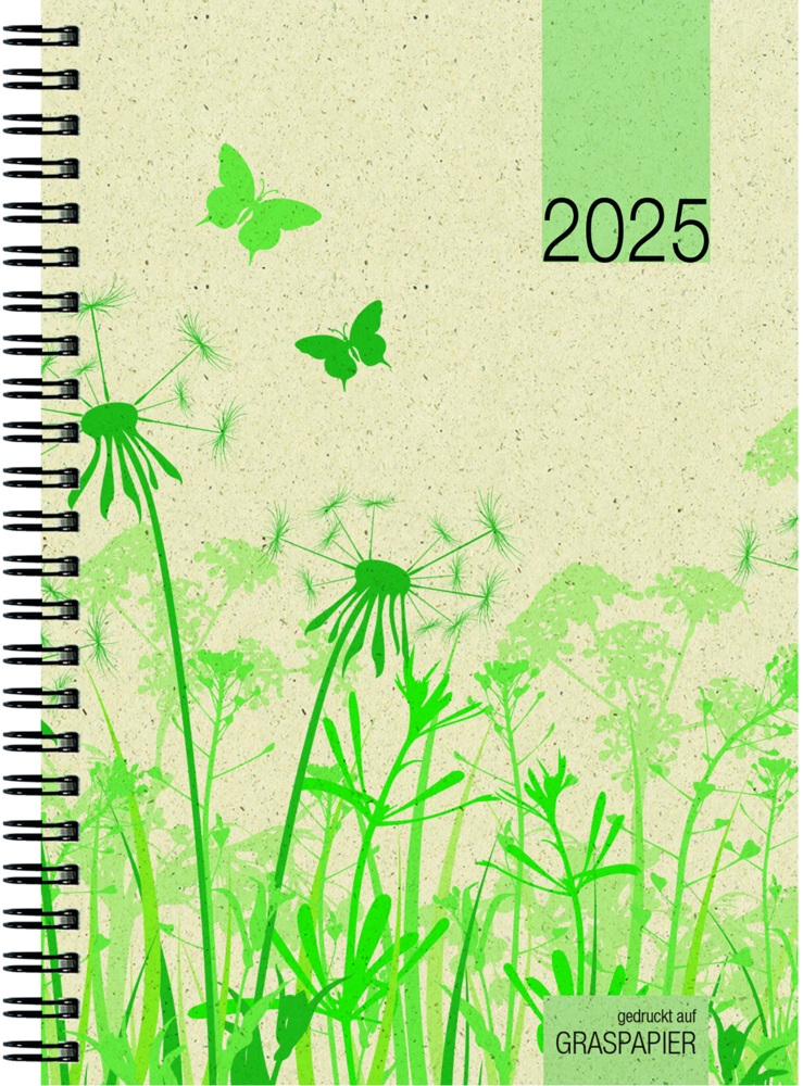 Cover: 4006928025046 | Zettler - Wochenbuch 2025 Graspapier, 14,6x21cm, Taschenkalender...