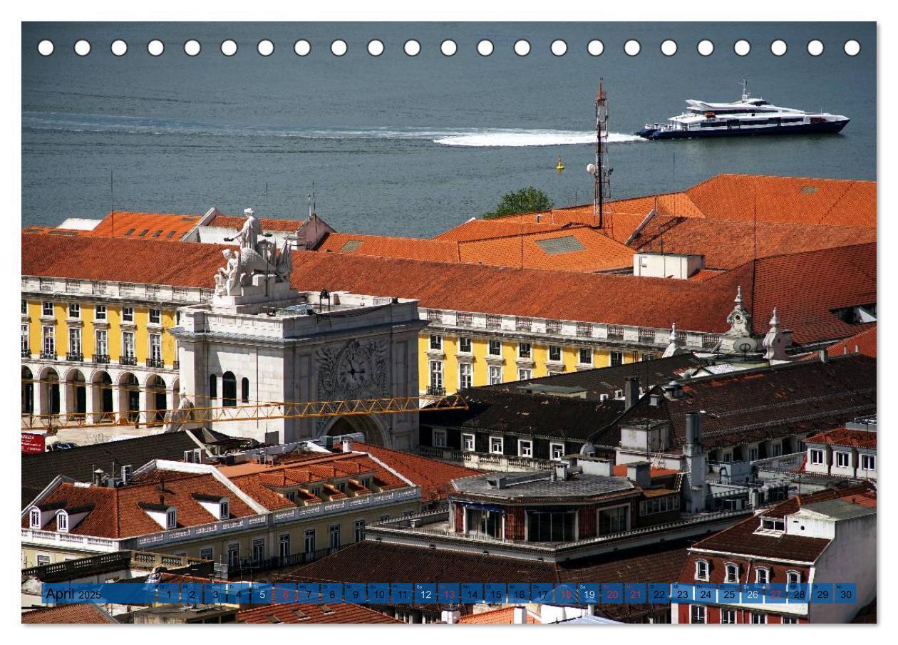 Bild: 9783435561780 | BlickPunkt Lissabon (Tischkalender 2025 DIN A5 quer), CALVENDO...