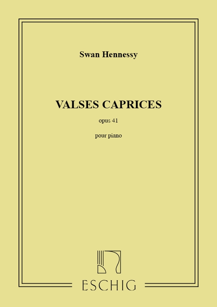 Cover: 9790045003531 | Valses Caprices Piano | Swan Hennessy | Partitur | Max Eschig