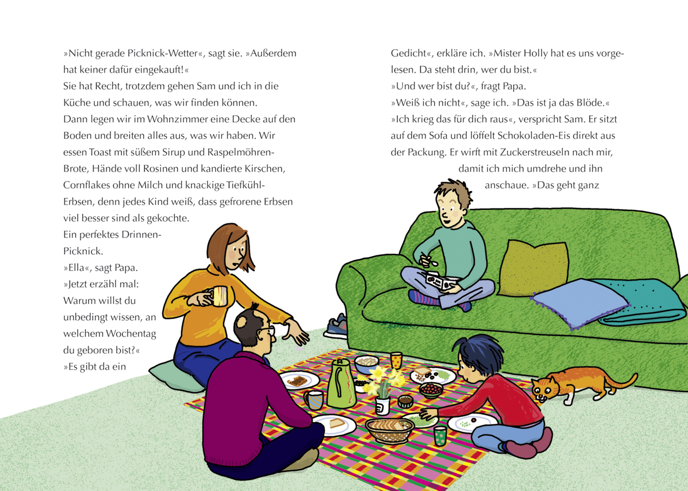 Bild: 9783423640930 | Alles über MICH und Mama, Papa, Oma und Sam | Sally Nicholls | Buch