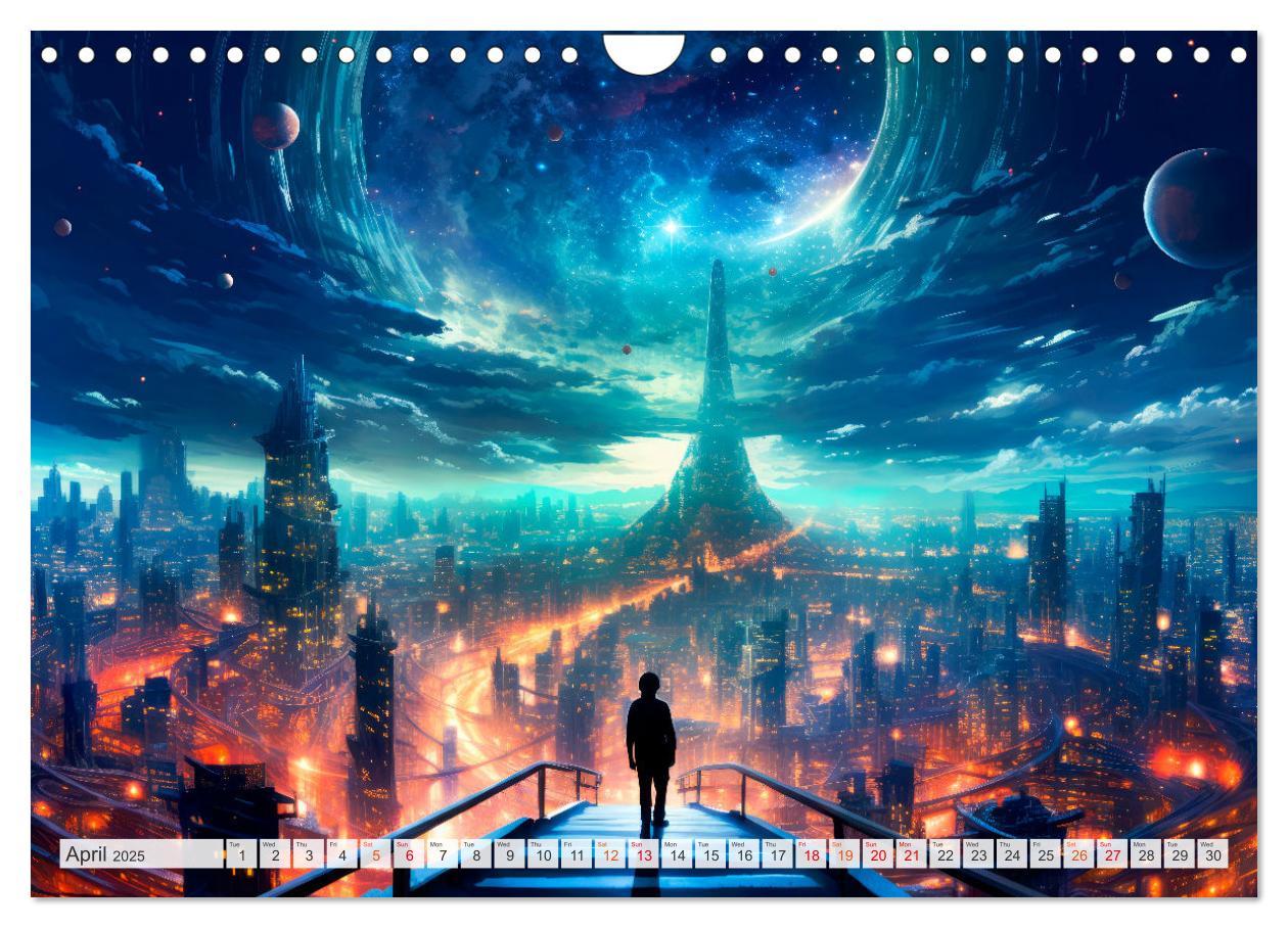 Bild: 9781325999927 | SCIENCE FICTION Life on distant planets (Wall Calendar 2025 DIN A4...