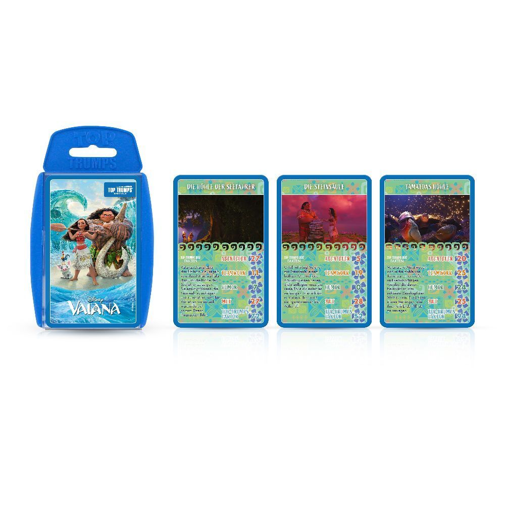 Cover: 4035576064343 | Top Trumps Vaiana | Spiel | Deutsch | 2023 | Winning Moves