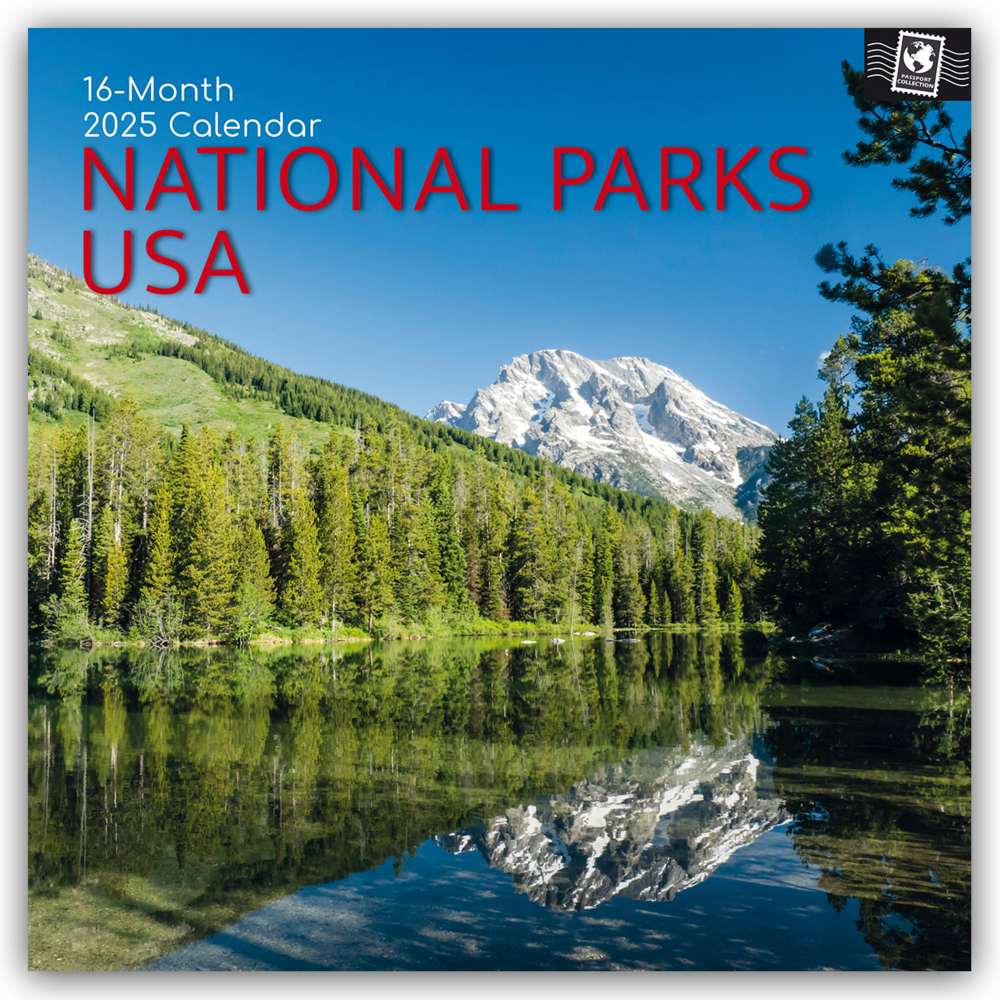 Cover: 9781835361368 | National Parks USA 2025 - 16-Monatskalender | Ltd | Kalender | 14 S.