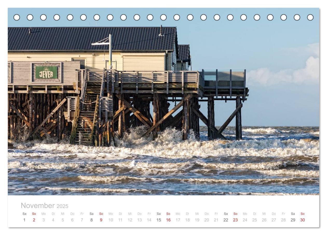 Bild: 9783435620791 | St. Peter-Ording (Tischkalender 2025 DIN A5 quer), CALVENDO...