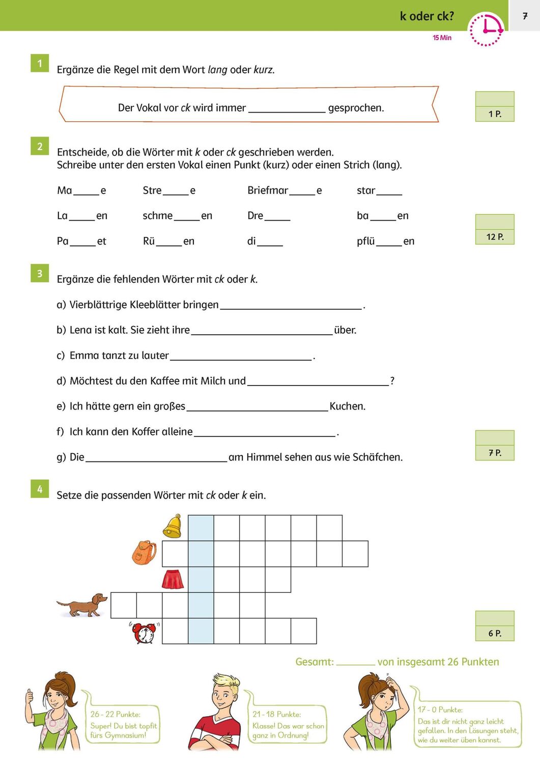 Bild: 9783129258781 | Sicher ins Gymnasium 15-Minuten-Kurztests Deutsch 4. Klasse | Buch