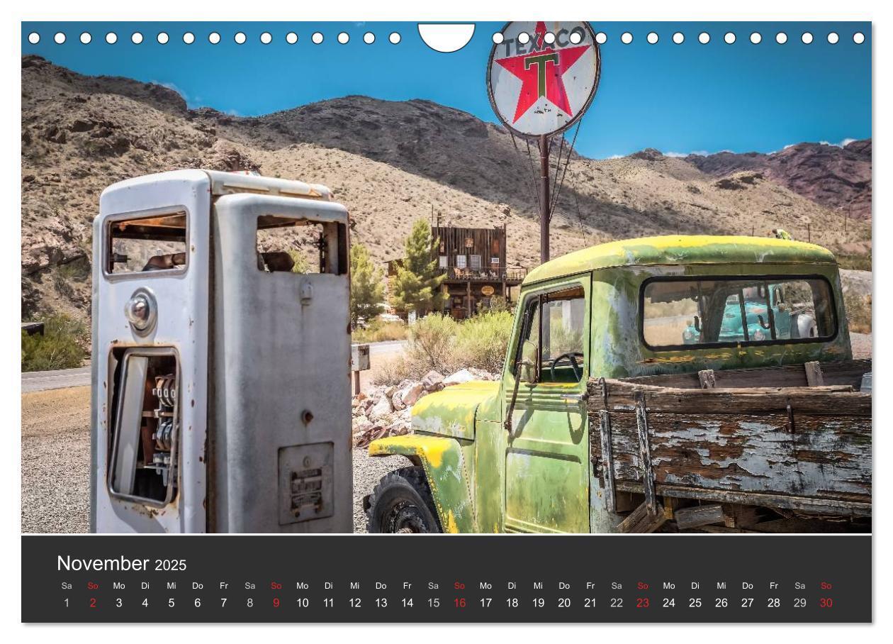 Bild: 9783435576739 | Vergessene Zeitzeugen entlang der Route 66 (Wandkalender 2025 DIN...