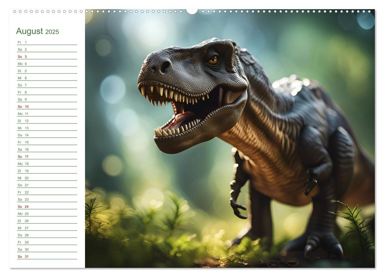 Bild: 9783383864728 | KI Dinosaurier - Herrscher der Lüfte, Land und Meer (Wandkalender...