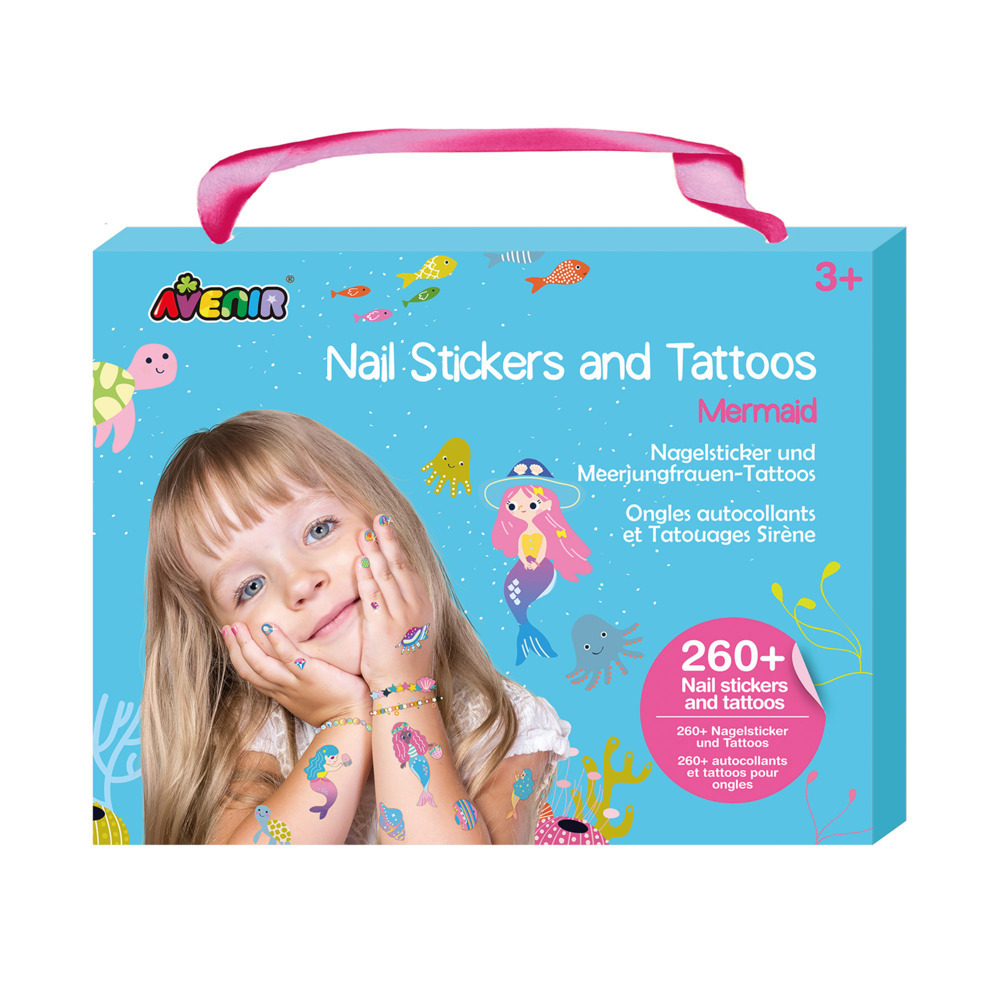 Cover: 6920773382049 | Nagelsticker &amp; Tattoos Meerjungfrau | Stück | Deutsch | Avenir