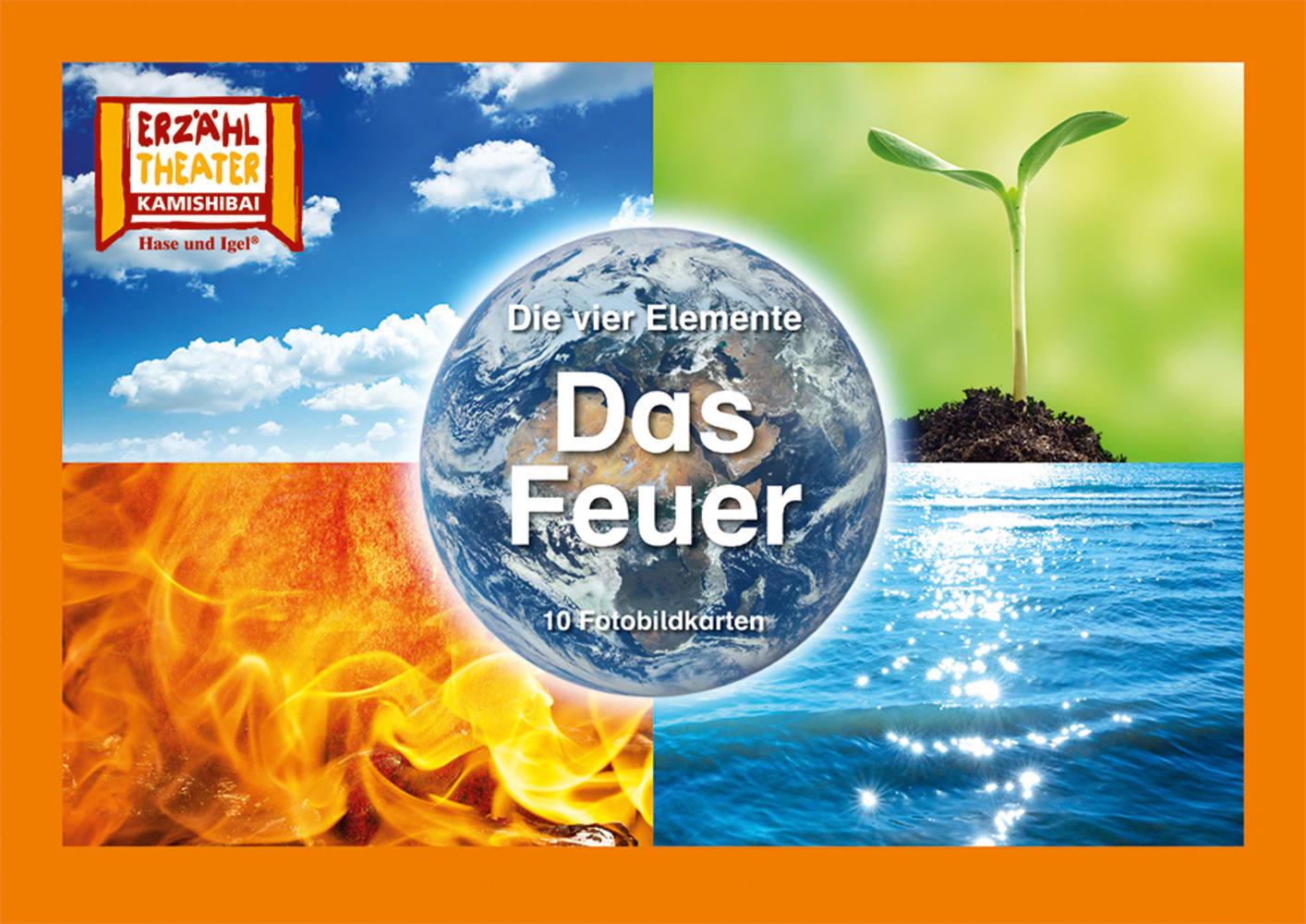 Cover: 4260505832346 | Die vier Elemente - Das Feuer / Kamishibai Bildkarten | Monika Burger