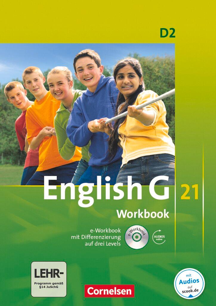 Cover: 9783060312825 | English G 21. Ausgabe D 2. Workbook mit e-Workbook und Audios Online