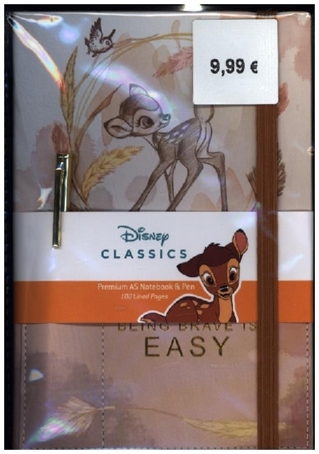 Cover: 5051265738707 | Notizbuch Disney Bambi (Brave) A5 Premium inkl. Stift | Taschenbuch