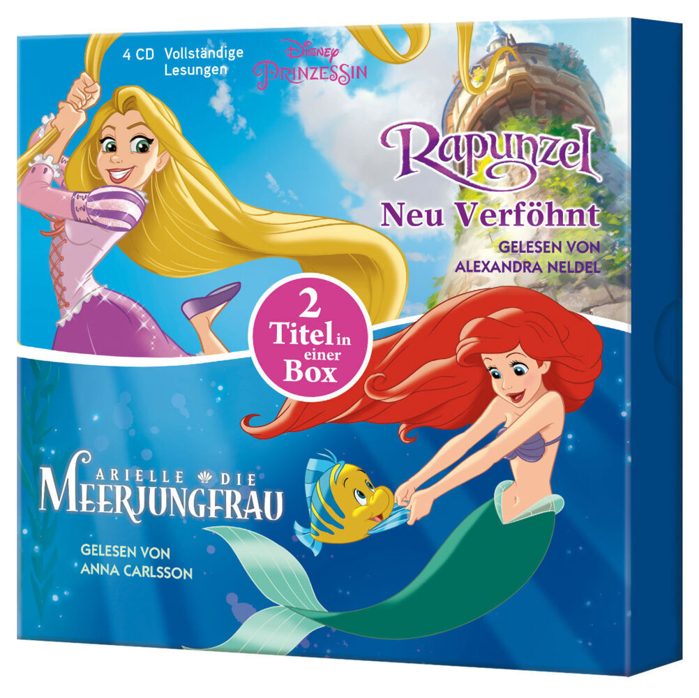 Bild: 9783844528336 | Arielle, die Meerjungfrau / Rapunzel - Neu verföhnt, 4 Audio-CDs | CD