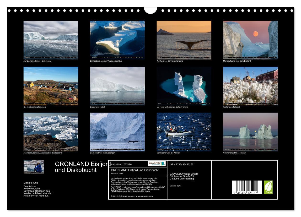 Bild: 9783435425167 | GRÖNLAND Eisfjord und Diskobucht (Wandkalender 2025 DIN A3 quer),...