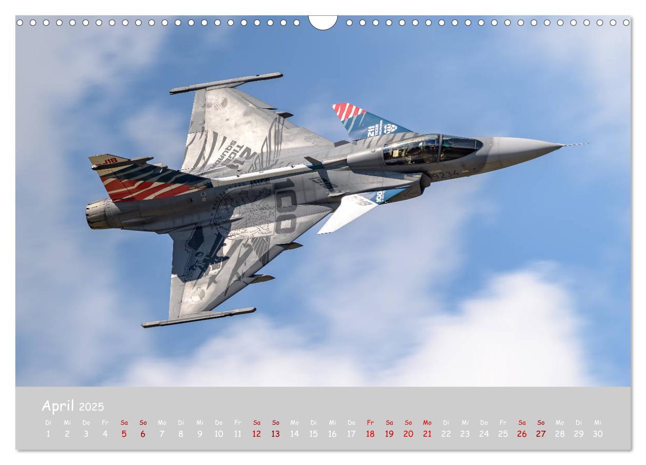 Bild: 9783435160068 | Saab Airpower (Wandkalender 2025 DIN A3 quer), CALVENDO Monatskalender