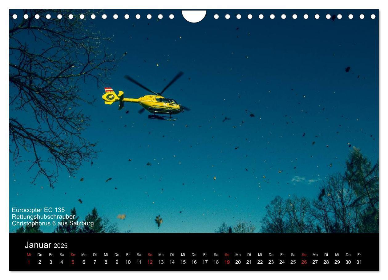 Bild: 9783435786367 | Hubschrauber im Einsatz (Wandkalender 2025 DIN A4 quer), CALVENDO...