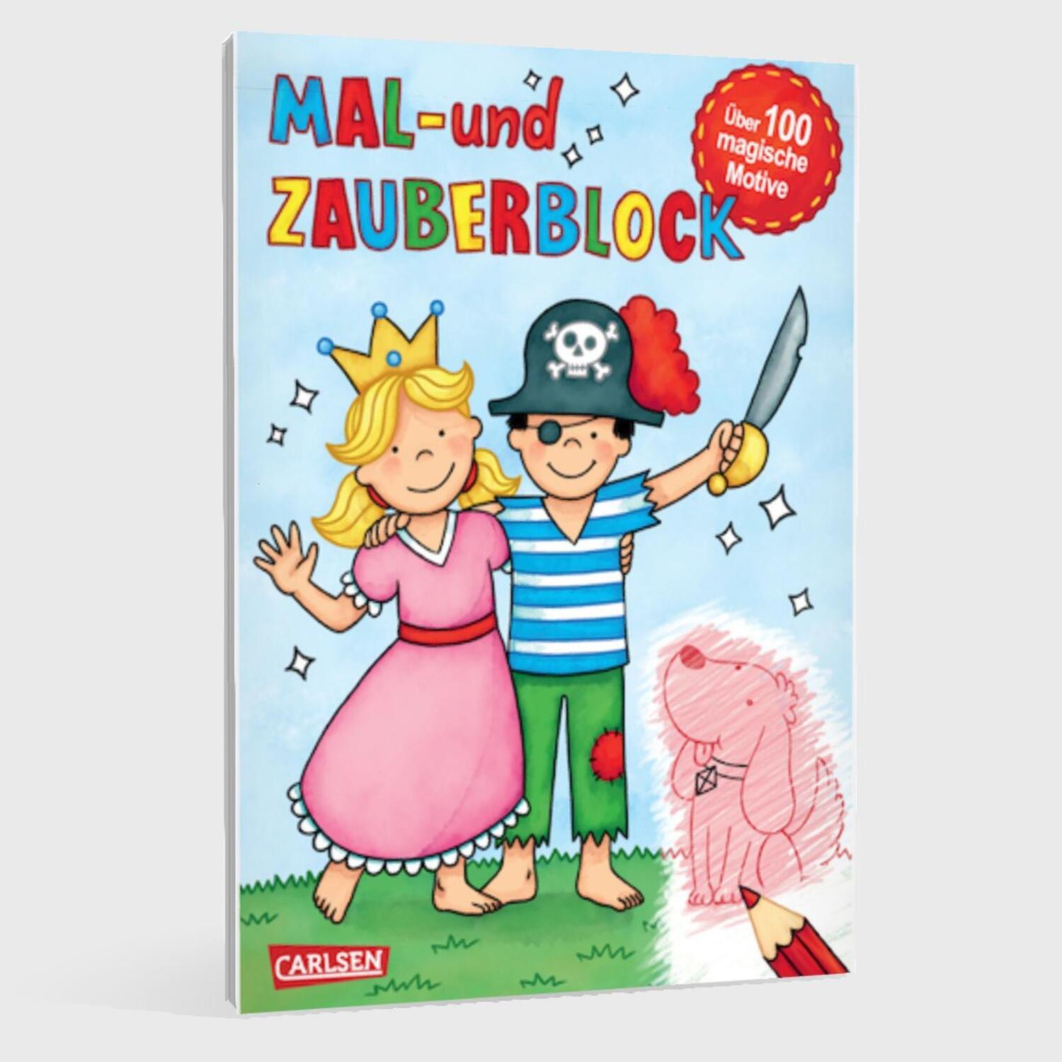 Bild: 9783551180803 | Mal- und Zauberblock: Malblock mit über 100 magischen Motiven | Buch