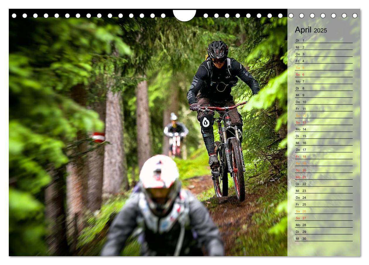 Bild: 9783435537396 | Downhill Moments (Wandkalender 2025 DIN A4 quer), CALVENDO...