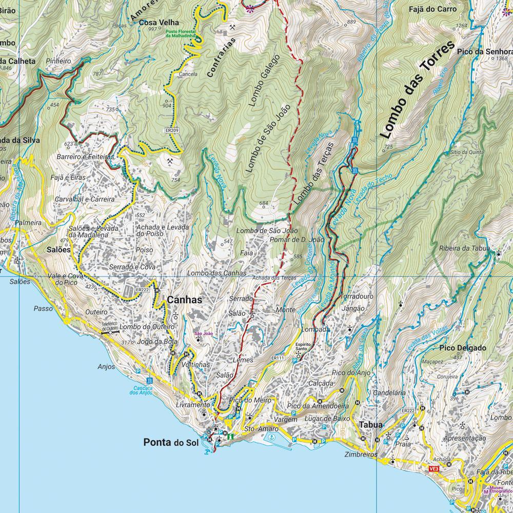 Bild: 9783707922424 | Madeira, Wander- und Freizeitkarte 1:30.000, freytag &amp; berndt | Berndt