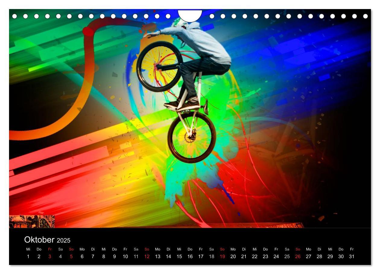 Bild: 9783435614608 | BMX My Life (Wandkalender 2025 DIN A4 quer), CALVENDO Monatskalender