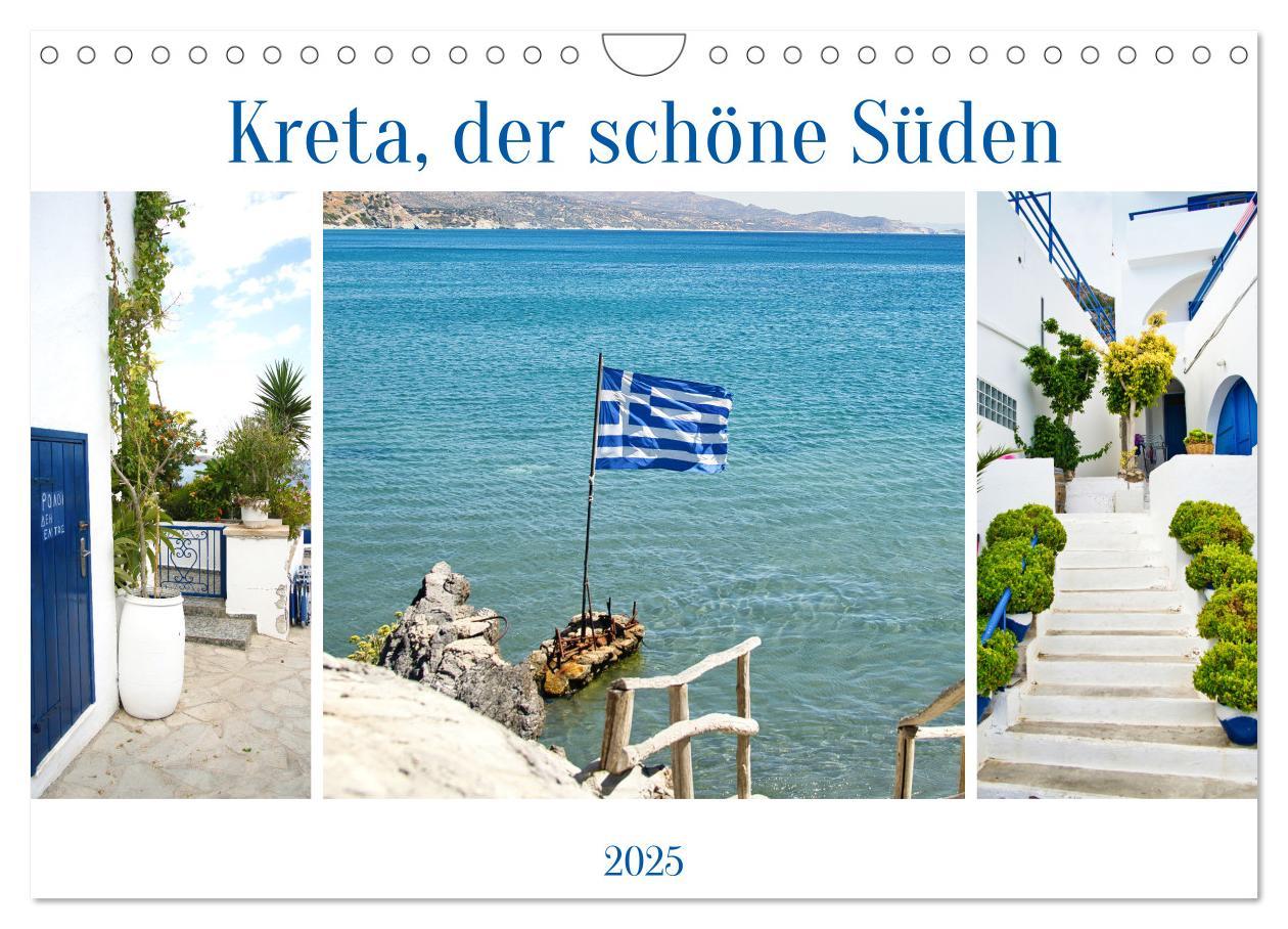 Cover: 9783383935930 | Kreta, der schöne Süden (Wandkalender 2025 DIN A4 quer), CALVENDO...