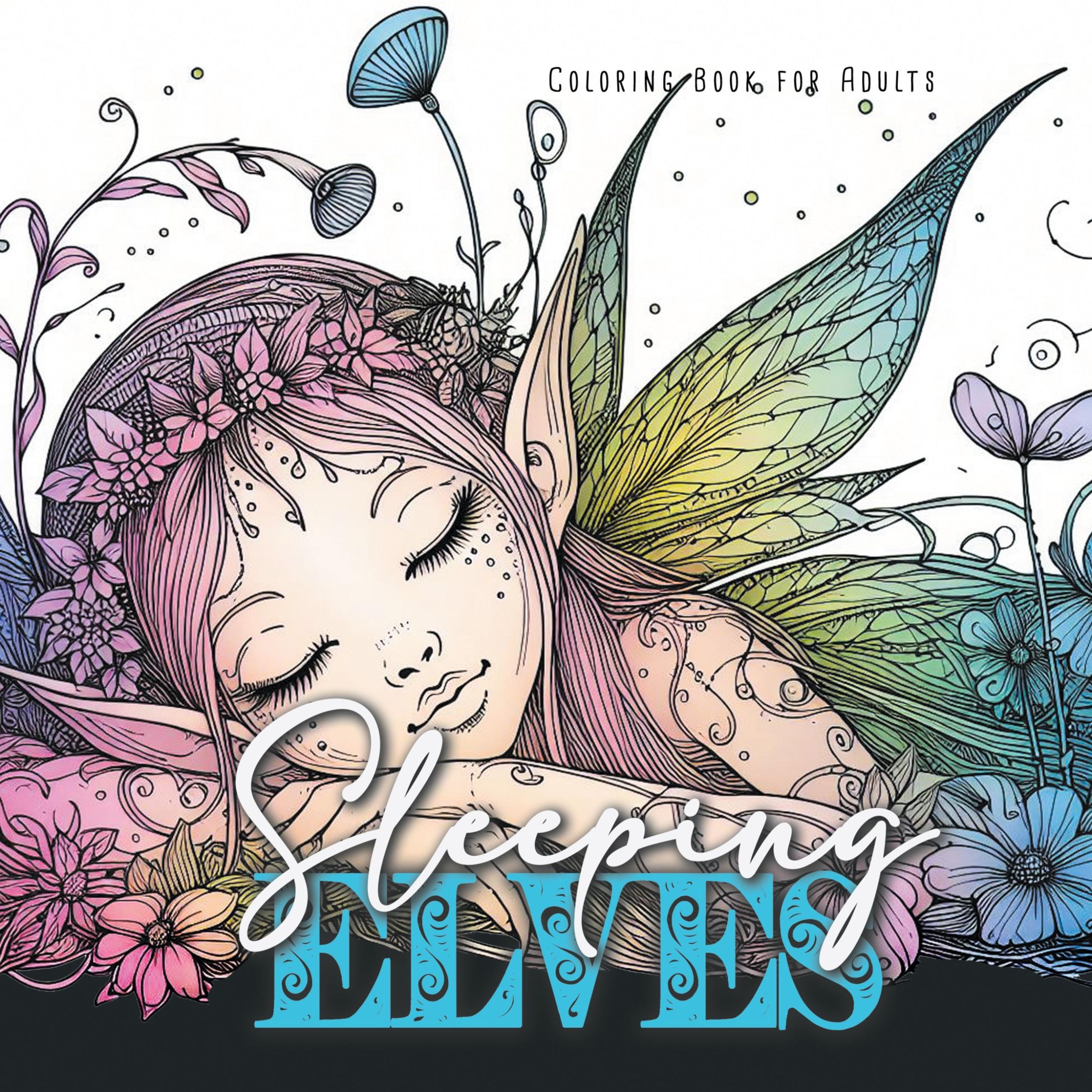 Cover: 9783758469688 | Sleeping Elves Coloring Book for Adults | Monsoon Publishing | Buch