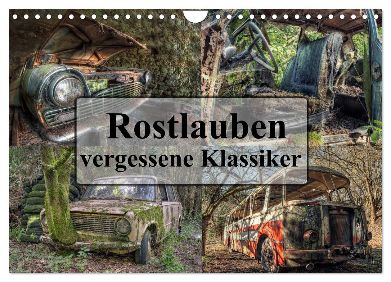 Cover: 9783435576197 | Rostlauben - vergessene Klassiker (Wandkalender 2025 DIN A4 quer),...