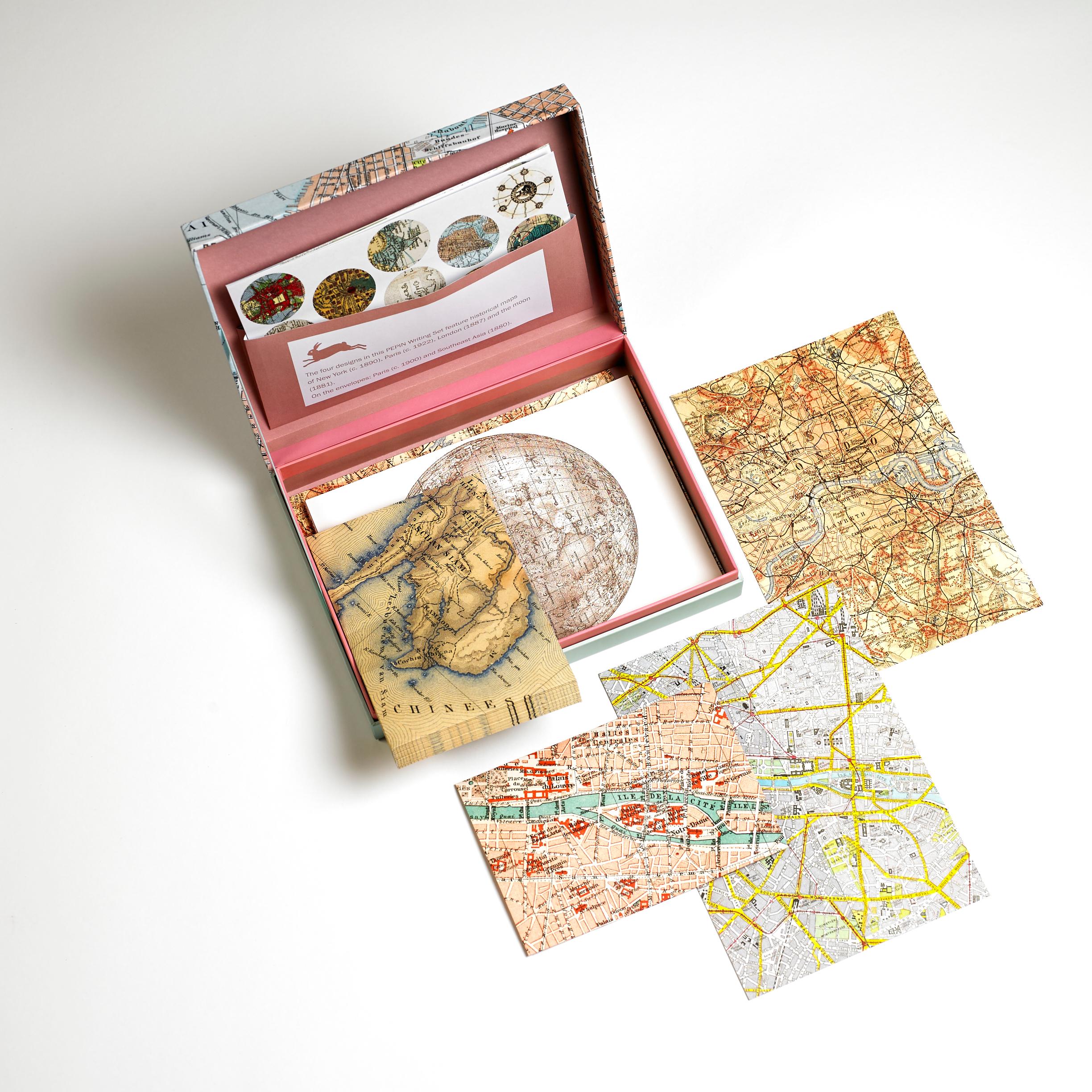 Cover: 8718745000026 | Maps | Letter Wrting Set - Briefpapier Set | Pepin van Roojen | Buch