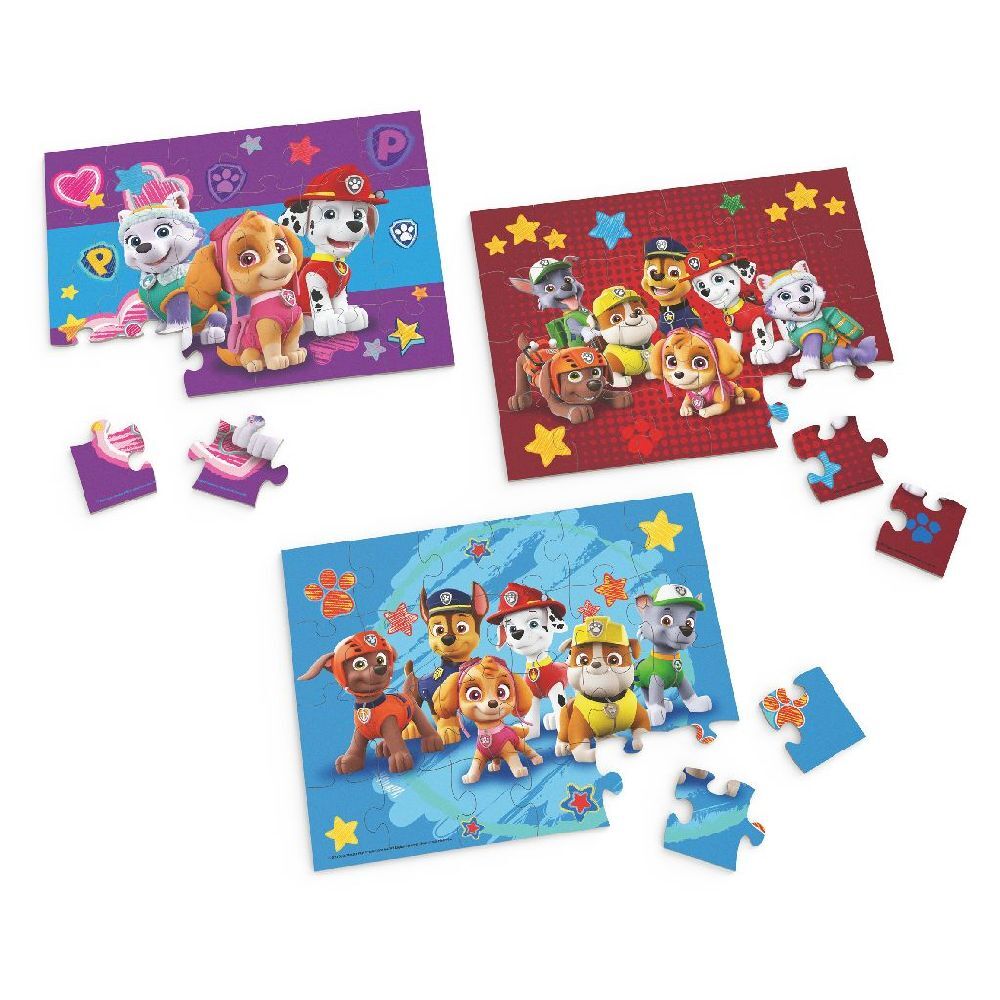 Bild: 778988461037 | CGI Paw Patrol Holzpuzzle 3er Set | Spiel | In Kartonage | 61037