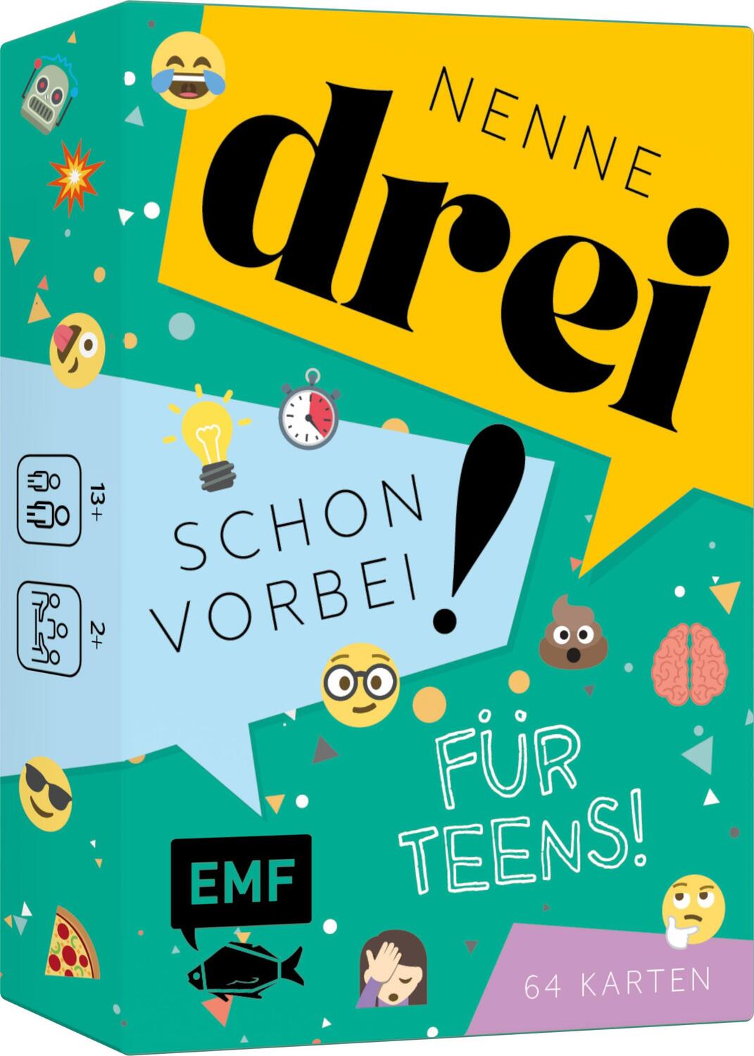 Cover: 4260478342781 | Kartenspiel: Nenne drei - schon vorbei! ... für Teens! | Spiel | 64 S.